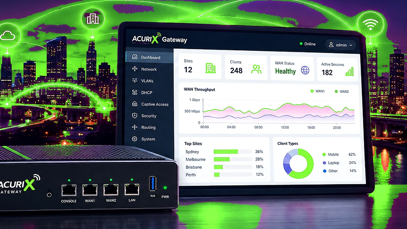 Acurix Gateway product imagery